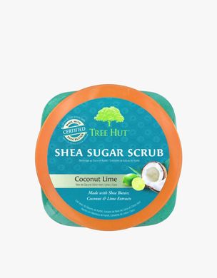 Tree Hut Coconut Lime Shea Sugar Scrub – цукровий скраб для тіла з кокосом і лаймом