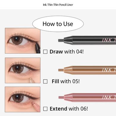 Peripera Ink Thin Thin Pencil Liner – олівець для очей