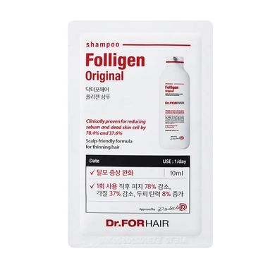 Dr.FORHAIR Folligen Shampoo – зміцнюючий шампунь проти випадіння волосся