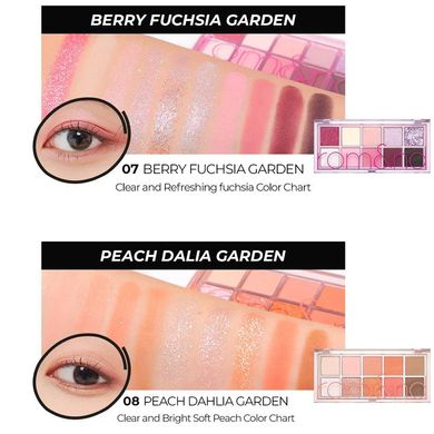 rom&nd Better Than Palette 07 Berry Fuchsia Garden – палетка тіней