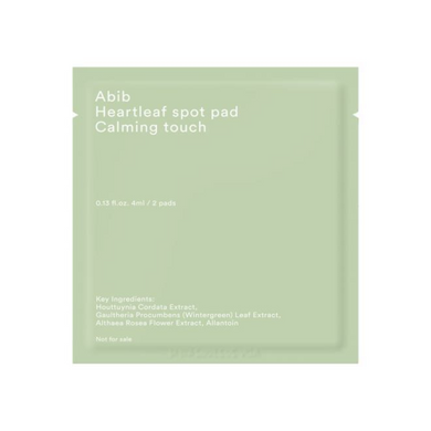 Abib Heartleaf Spot Pad Calming Touch – з хауттюйнією серцевидною 80 шт.