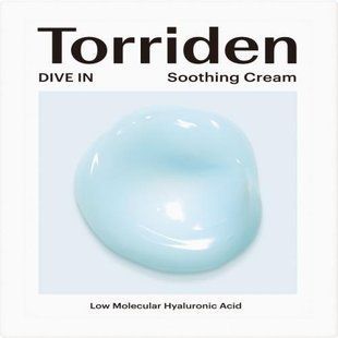 Torriden DIVE-IN Low Molecular Hyaluronic Acid Soothing Cream &ndash; пом'якшуючий гель-крем з гіалуроновою кислотою