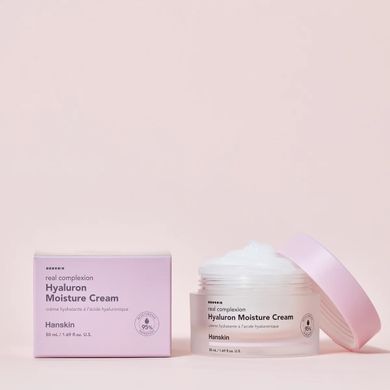Hanskin Real Complexion Hyaluron Moisture Cream &ndash; зволожуючий крем з гіалуроновою кислотою