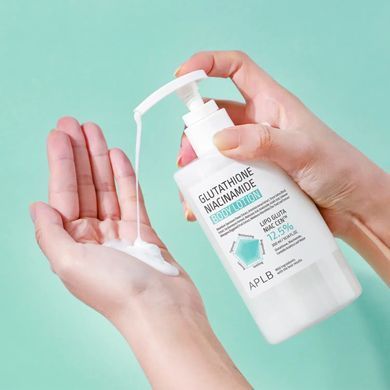APLB Glutathione Niacinamide Body Lotion &ndash; лосьйон для тіла для сяйва та вирівнювання тону шкіри з глутатіоном і ніацинамідом