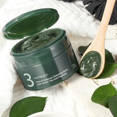 Numbuzin No.3 Pore & Makeup Cleansing Balm With Green Tea And Charcoal – гідрофільний бальзам для очищення макіяжу і пор
