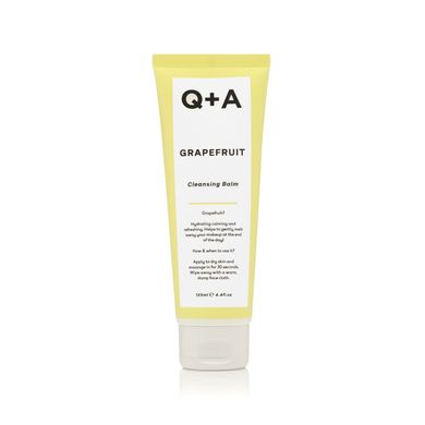 Q+A Grapefruit Cleansing Balm — гідрофільний бальзам для очищення макіяжу з грейпфрутом