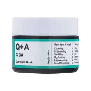 Q+A Cica Calming Overnight Face Mask &ndash; заспокійлива нічна маска з центеллою