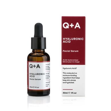 Q+A Hyaluronic Acid Facial Serum — зволожуюча сироватка для обличчя з гіалуроновою кислотою