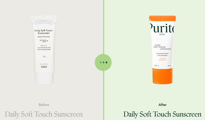 Purito Seoul Daily Soft Touch Sunscreen SPF 50 PA ++++ сонцезахисний крем з керамідами