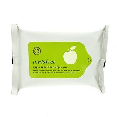 Innisfree Apple Seed Cleansing Tissue — вологі серветки для зняття макіяжу