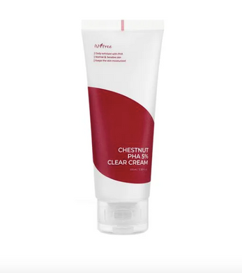 Isntree Chestnut PHA 5% Clear Cream – нічний крем з PHA кислотами