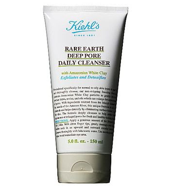 Kiehl’s Rare Earth Deep Pore Daily Cleanser — засіб для вмивання з амазонською білою глиною
