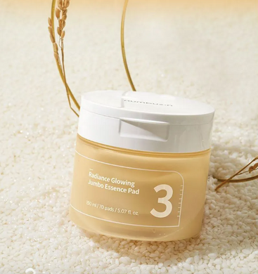 Numbuzin No.3 Radiance Glowing Jumbo Essence Pad &ndash; великі тонер пади для сяяння шкіри