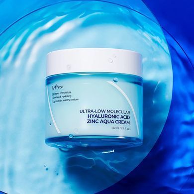Isntree Ultra-Low Molecular Hyaluronic Acid Zinc Aqua Cream &ndash; зволожуючий гель-крем з гіалуроновою кислотою і цинком