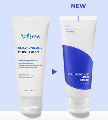 Isntree Hyaluronic Acid Moist Cream – зволожуючий крем для обличчя з гіалуроновою кислотою 100 мл