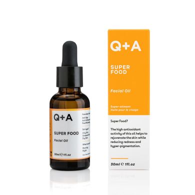Q+A Super Food Facial Oil — мультивітамінна олія для обличчя