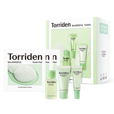 Torriden BALANCEFUL Skin Care Trial Kit – набір мініатюр для чутливої шкіри