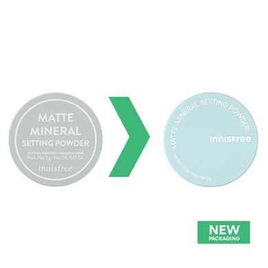 Innisfree No Sebum Mineral Pact — розсипчаста пудра (новий дизайн)