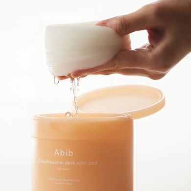 Abib Glutathiosome Dark Spot Pad Vita Touch &ndash; освітлювальні тонер-пади з глутатіоном, ніацинамідом і вітаміном С
