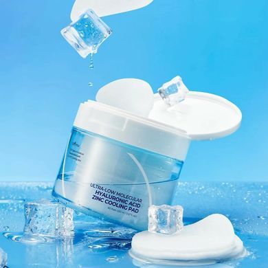 Isntree Ultra-low Molecular Hyaluronic Acid Zinc Cooling Pad &ndash; охолоджуючі тонер-пади з цинком та гіалуроновою кислотою