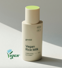 Goodal Vegan Rice Milk Moisturizing Sun Cream – мінеральний сонцезахисний крем з рисом SPF50+ PA++++