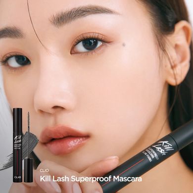 CLIO Kill Lash Super Proof Mascara #SLIM FIXING – чорна туш для натурального ефекту