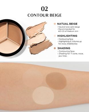 The Saem Cover Perfection Triple Pot Concealer &ndash; палетка консилерів