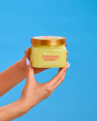 Tree Hut Sunshine Sorbet Sugar Scrub &ndash; цукровий скраб для тіла з ароматом ананаса, кокосу та гуави