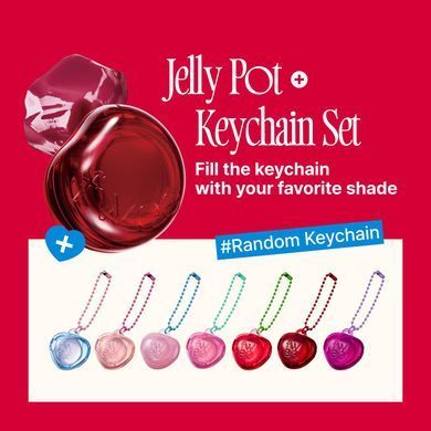 FWEE Keyring Lip&Cheek Glowy Jelly Pot &ndash; желе для губ і щік з брелком