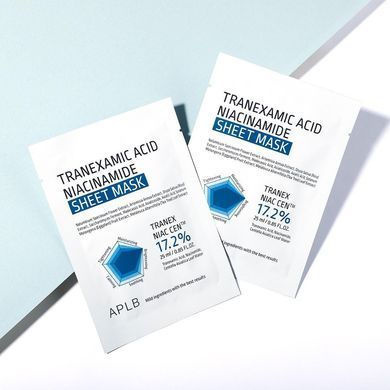 APLB Tranexamic Acid Niacinamide Sheet Mask &ndash; освітлювальна тканинна маска з ніацинамідом і транексамовою кислотою