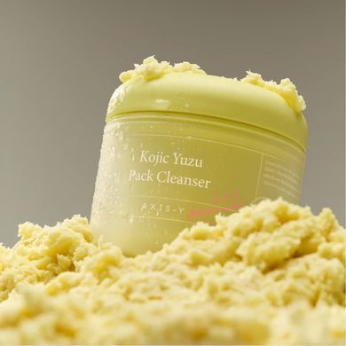 AXIS-Y Kojic Yuzu Pack Cleanser &ndash; маска-суфле для вмивання з койєвою кислотою і юдзу