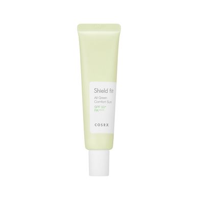 Cosrx Shield Fit All Green Comfort Sun SPF50+ PA++++ — мінеральний сонцезахисний крем
