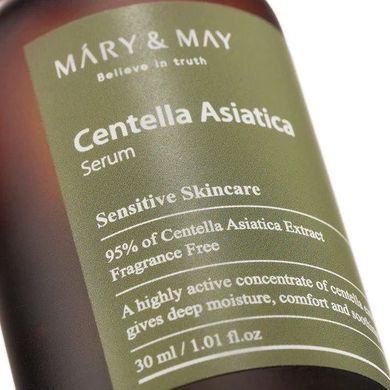 Mary&May Centella Asiatica Serum – пом'якшуюча сироватка з центеллою 95% (30 мл)