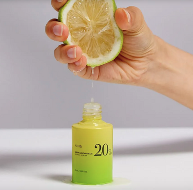 Anua Green Lemon Vita C Blemish Serum – освітлююча сироватка з вітаміном С 20%