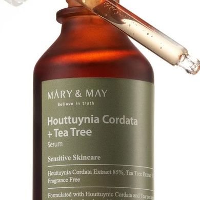 Mary&May Houttuynia Cordata +Tea Tree Serum – сироватка для чутливої та проблемної шкіри 30 мл