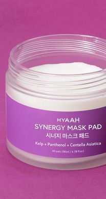 HYAAH Synergy Mask Pad &ndash; тонер маски-пади для сяяння і проти почервонінь