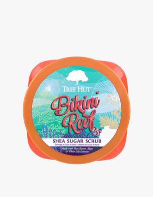 Tree Hut Bikini Reef Shea Sugar Scrub – цукровий скраб для тіла з ароматом апельсинового цвіту і кокосу
