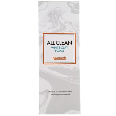 Heimish All Clean White Clay Foam — пінка для вмивання з білою глиною