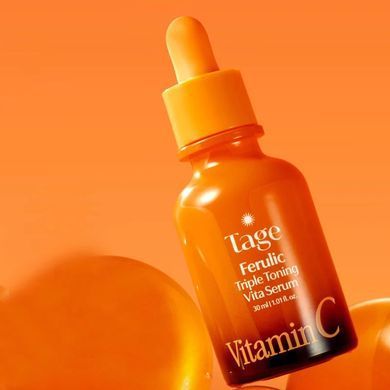 Tage Ferulic Triple Toning Vita Serum &ndash; освітлювальна сироватка з вітаміном С і феруловою кислотою