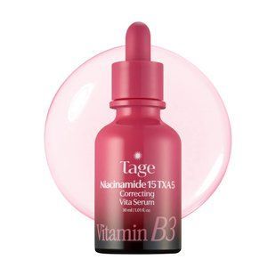 Tage Niacinamide 15 TXA 5 Correcting Vita Serum &ndash; освітлювальна сироватка з ніацинамідом 15% і транексамовою кислотою 5%
