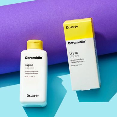 Dr.Jart+ Ceramidin Liquid 150 мл — зволожуючий тонер для сухої шкіри з керамідами