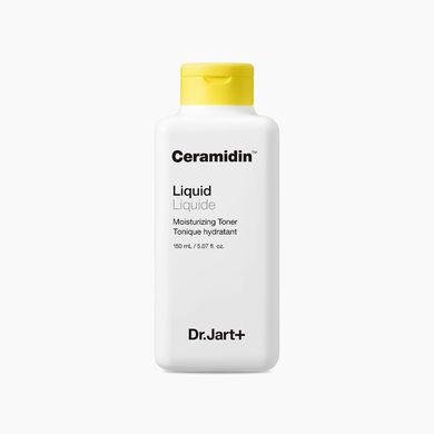 Dr.Jart+ Ceramidin Liquid 150 мл — зволожуючий тонер для сухої шкіри з керамідами