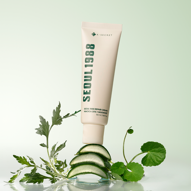 KSECRET SEOUL 1988 Repair Cream : Niacica 20% + Mugwort &ndash; відновлювальний крем з центеллою і полином