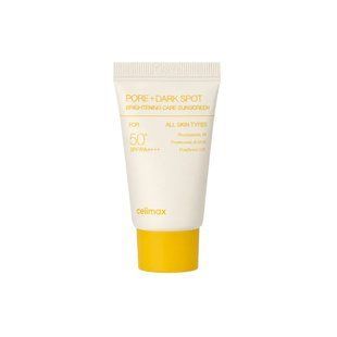 Celimax Pore+Dark Spot Brightening Care Sunscreen &ndash; освітлювальний сонцезахисний крем SPF50+ PA++++