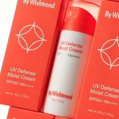 By Wishtrend UV Defense Moist Cream – сонцезахисний крем з пантенолом SPF50+ PA++++