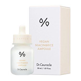 Dr.Ceuracle Vegan NIACIN&RICE Ampoule &ndash; ампульна сироватка для вирівнювання тону з ніацинамідом та екстрактом рису