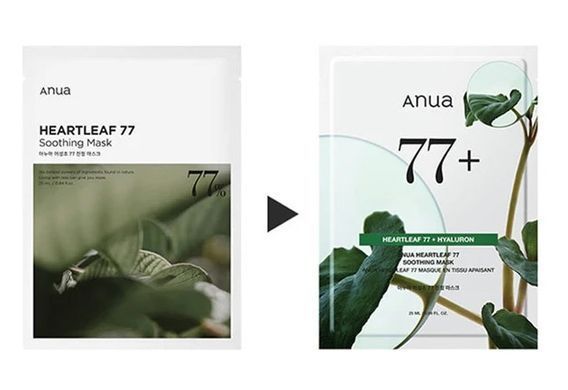 Anua Heartleaf 77% Soothing Sheet Mask &ndash; тканинна маска з хауттюйнією