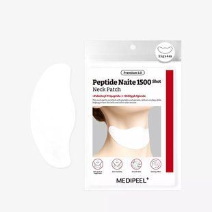 Medi-Peel Premium Peptide Naite 1500 Shot Neck Patch &ndash; колагенові патчі для шиї зі спікулами та пептидами