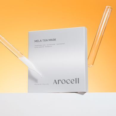 Arocell Mela TXA Mask &ndash; набір гідрогелевих масок з транексамовою кислотою, глутатіоном та арбутином 4 шт.