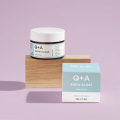 Q+A Snow Algae Intensive Face Cream – живильний крем для сухої шкіри